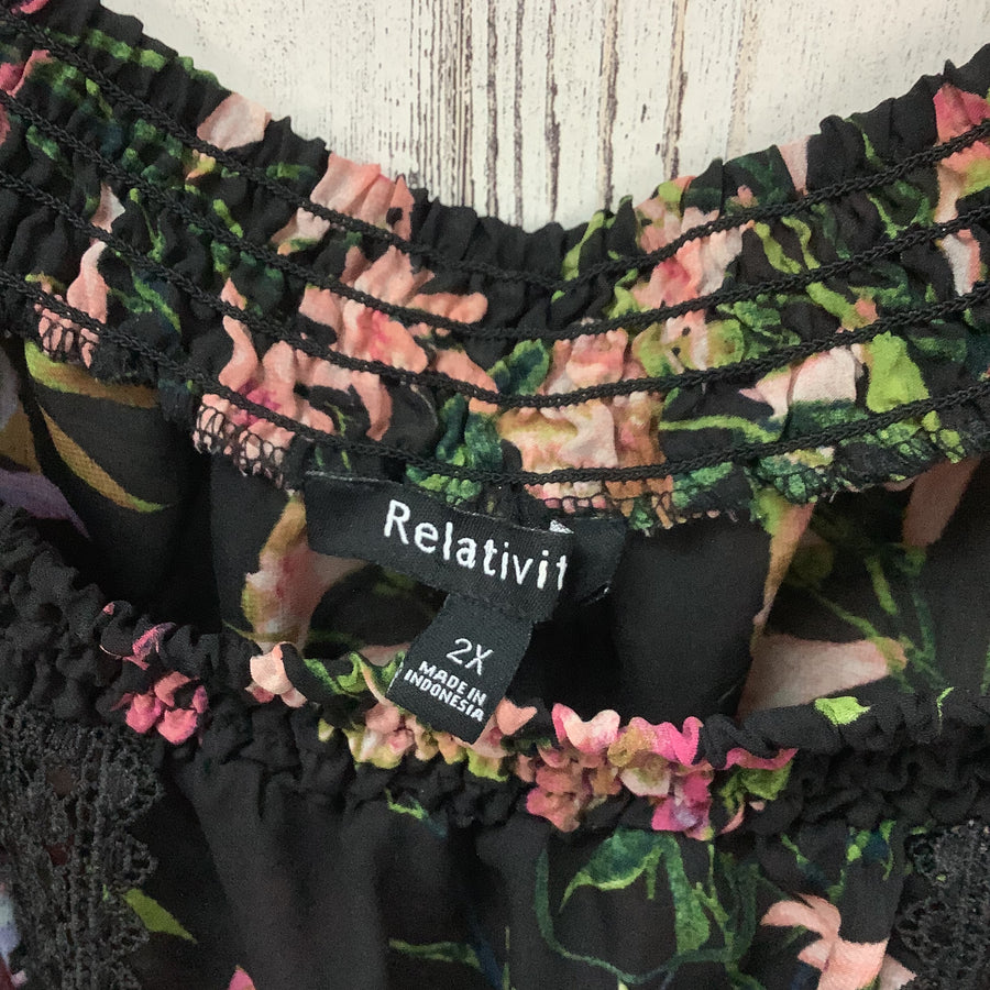 Relativity Size 2X Curvy Shirts & Blouses