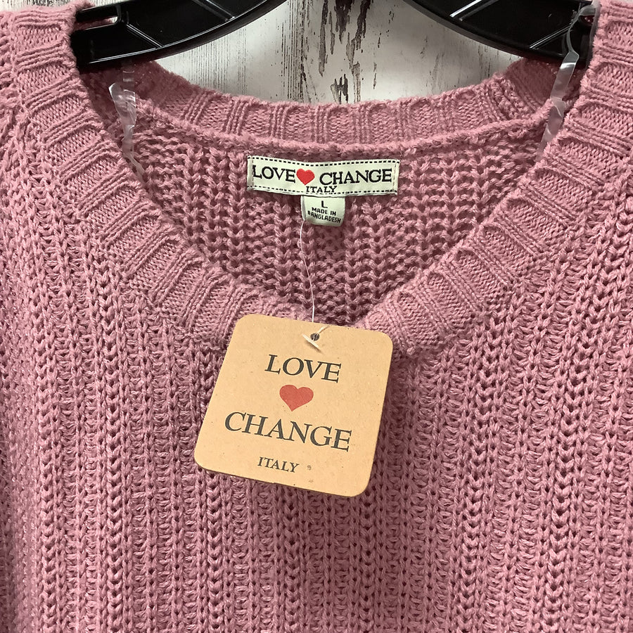 Love Change Size Large Pullover