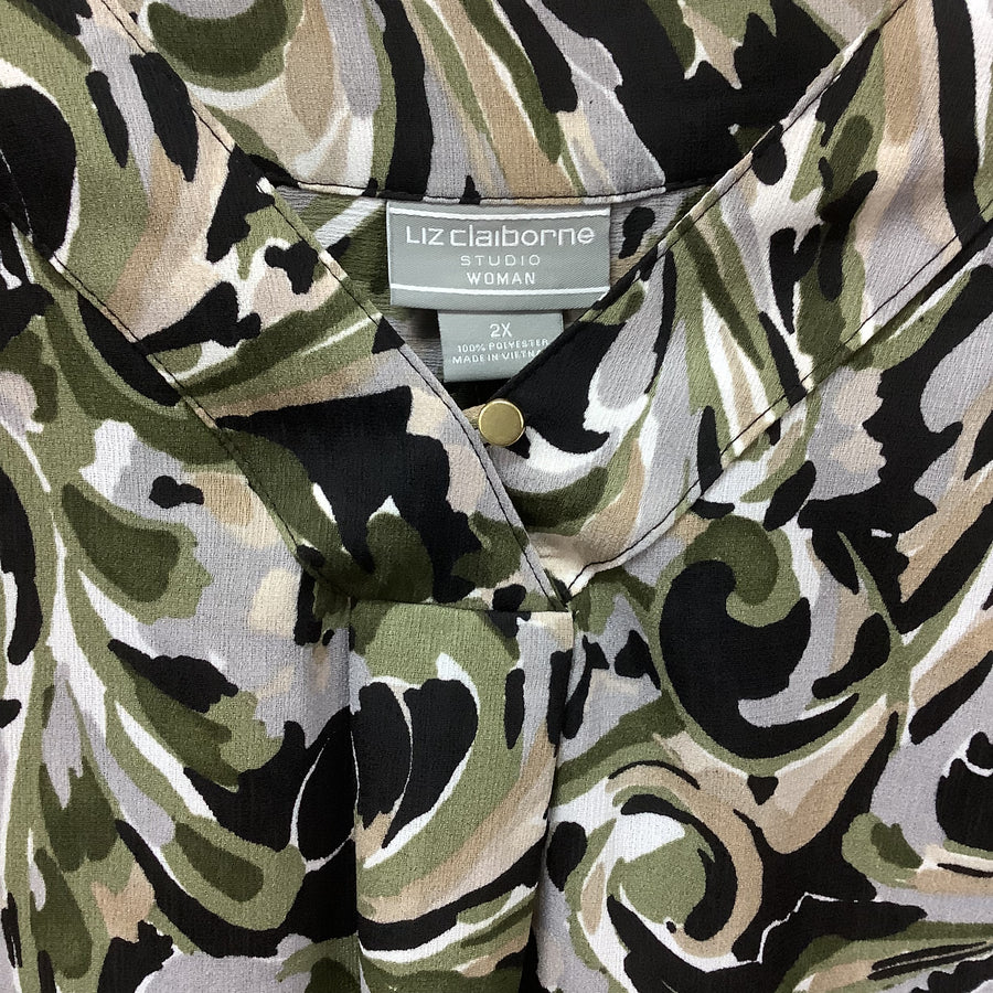 Liz Claiborne Size 2X Curvy Shirts & Blouses