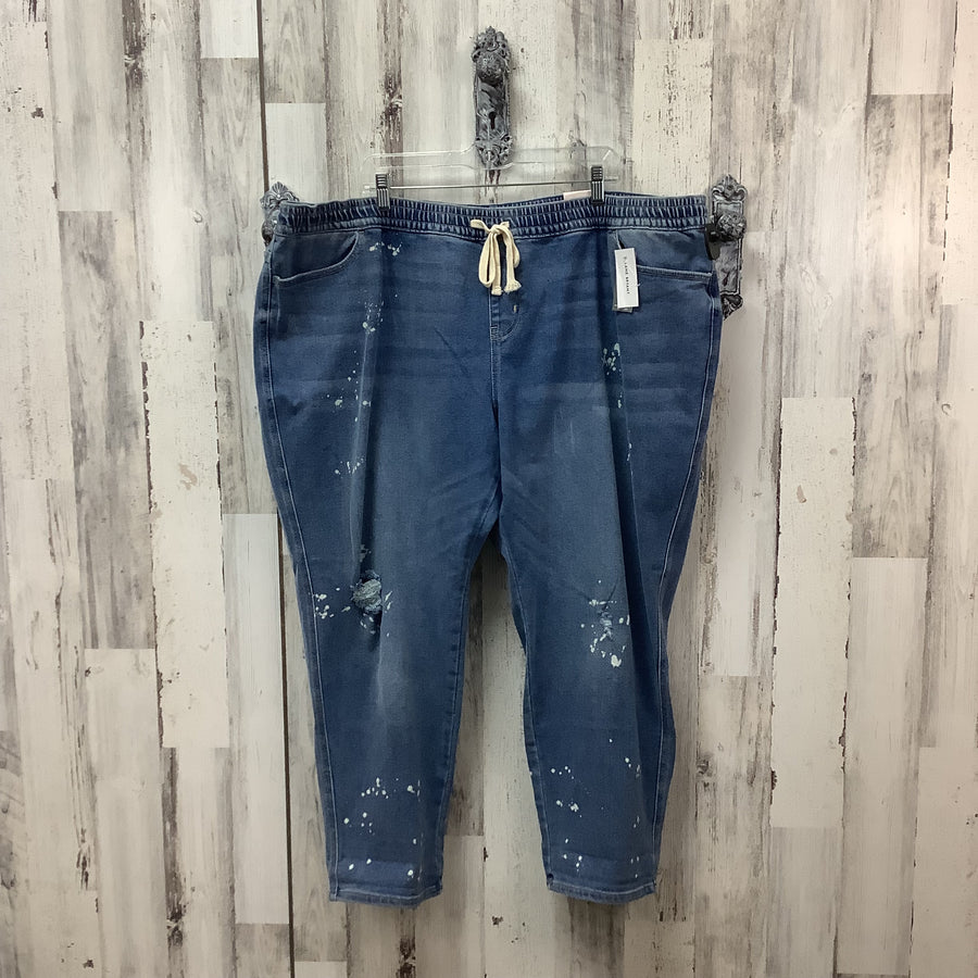 Lane Bryant Size 24 P Pull On Signature Boyfriend Jeans