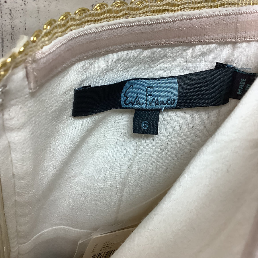 Eva Franco Size 6 Woven Shimmer Dress