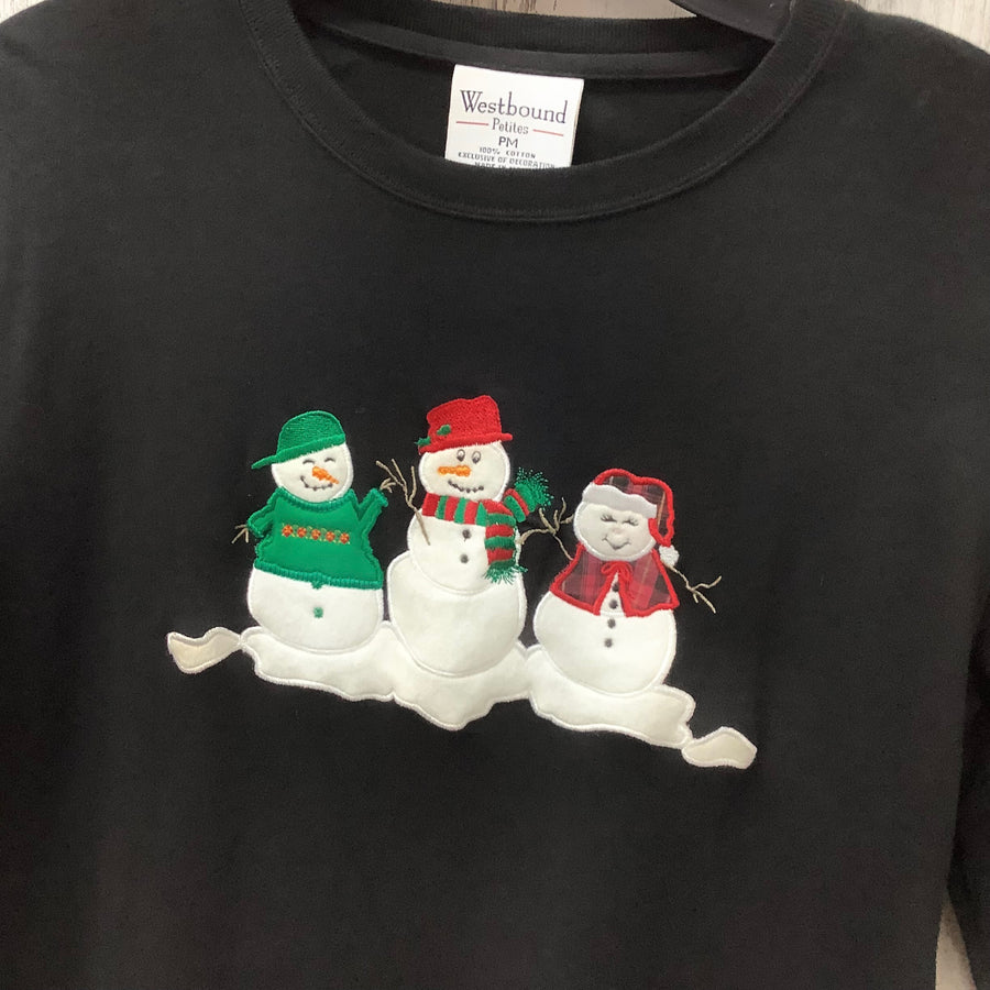 West Bound Size Med P Winter Holiday Shirt