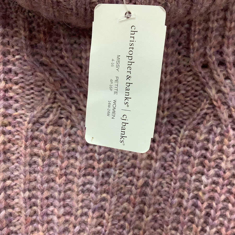 Christopher & Banks Size XL Lavender Pullover
