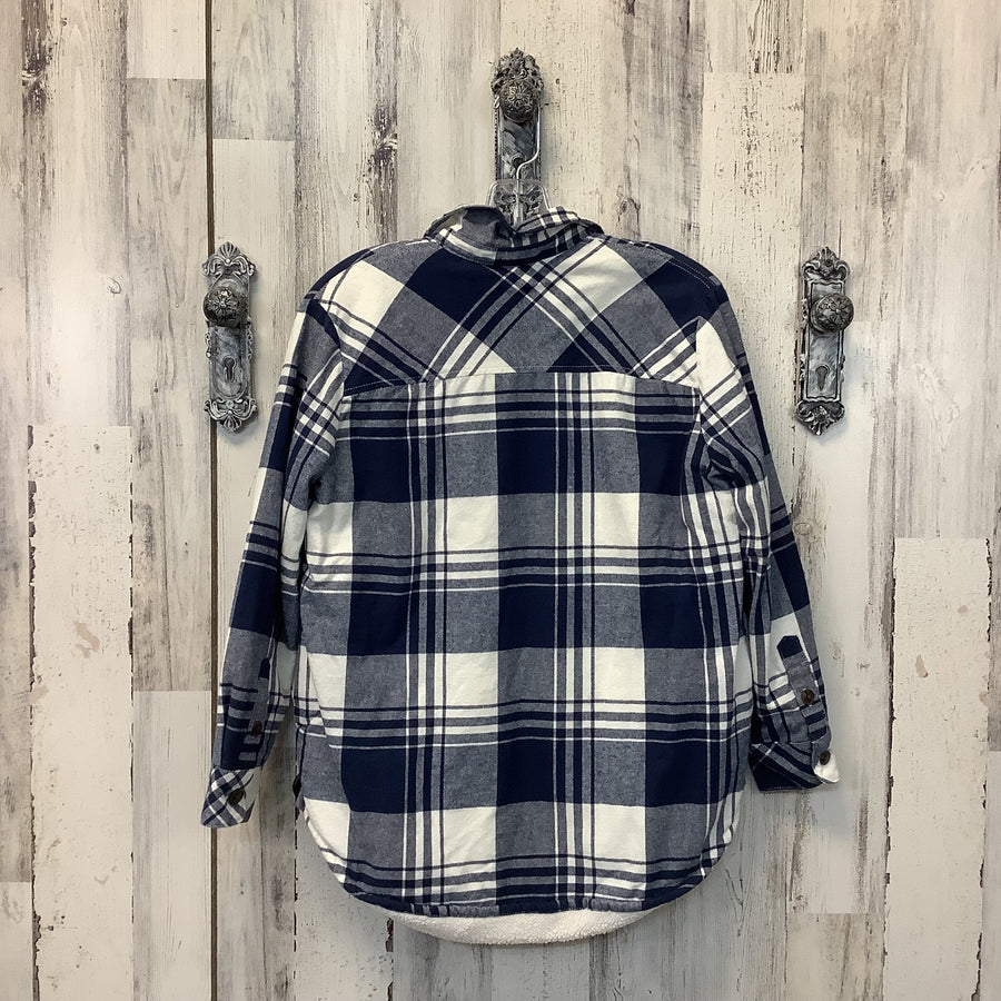 J. Crew Size XS P Fleece Lined Plaid Jacket