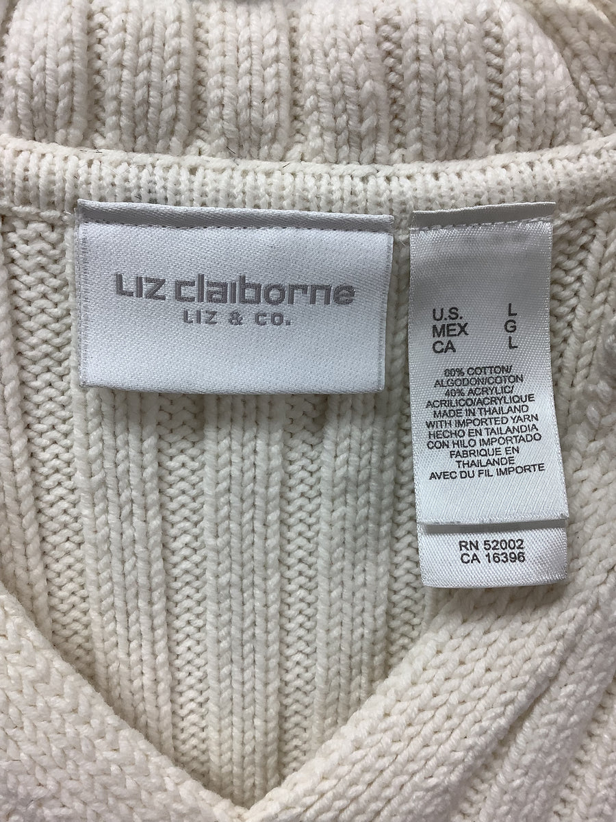 Liz Claiborne Size Large Pullover