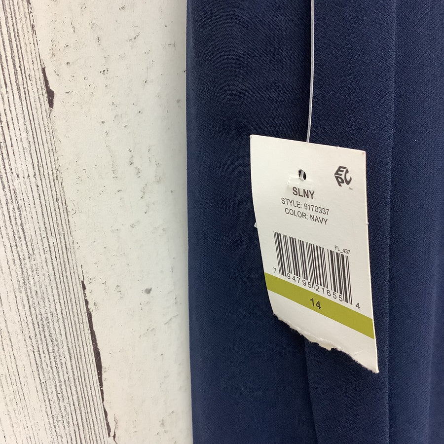 SLNY Size 14 Lg Navy Women's Dress