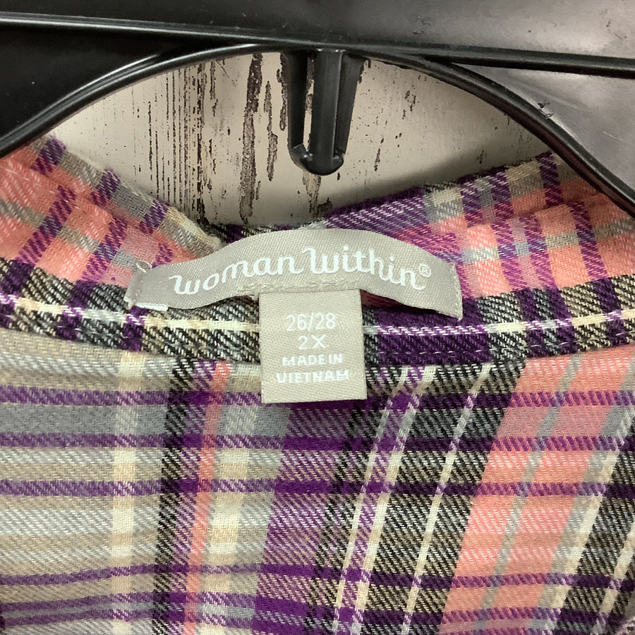 Woman Within Size 2X Curvy Shirts & Blouses