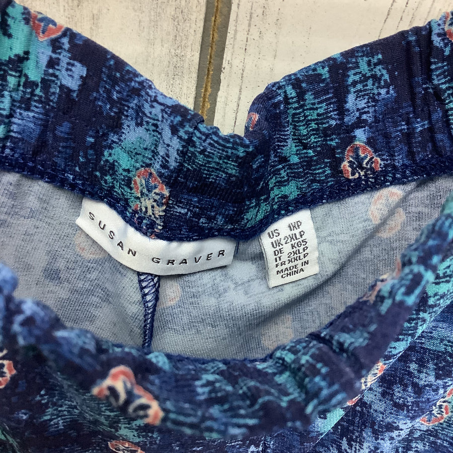 Susan Graver Size 1X Petite Curvy Slacks & Pants