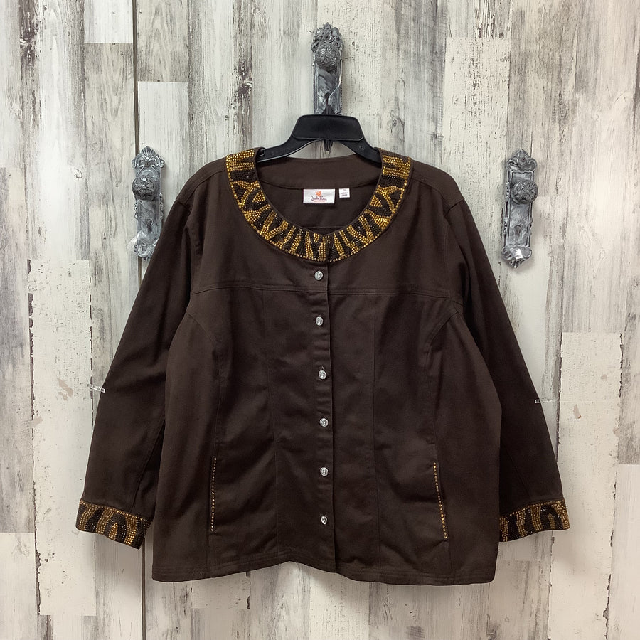 Quacker Factory Size 3x Curvy Casual Jackets