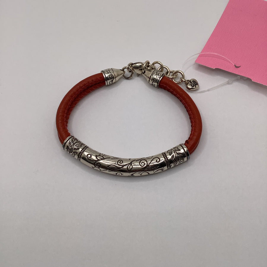 Brighton Red Leather Bracelet