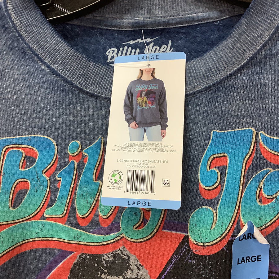 Billy Joel Size Large Piano Man Sweatshirt