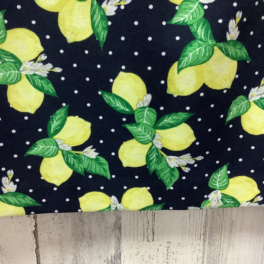 Talbots Size Sm Lemon Print Skirt