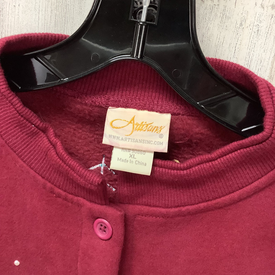 Artisans Inc Size XL Winter Holiday Cardigan