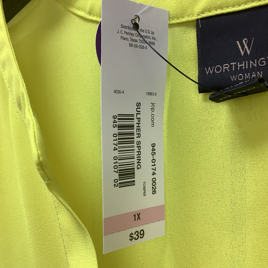 Worthington Size 1X Curvy Shirts & Blouses