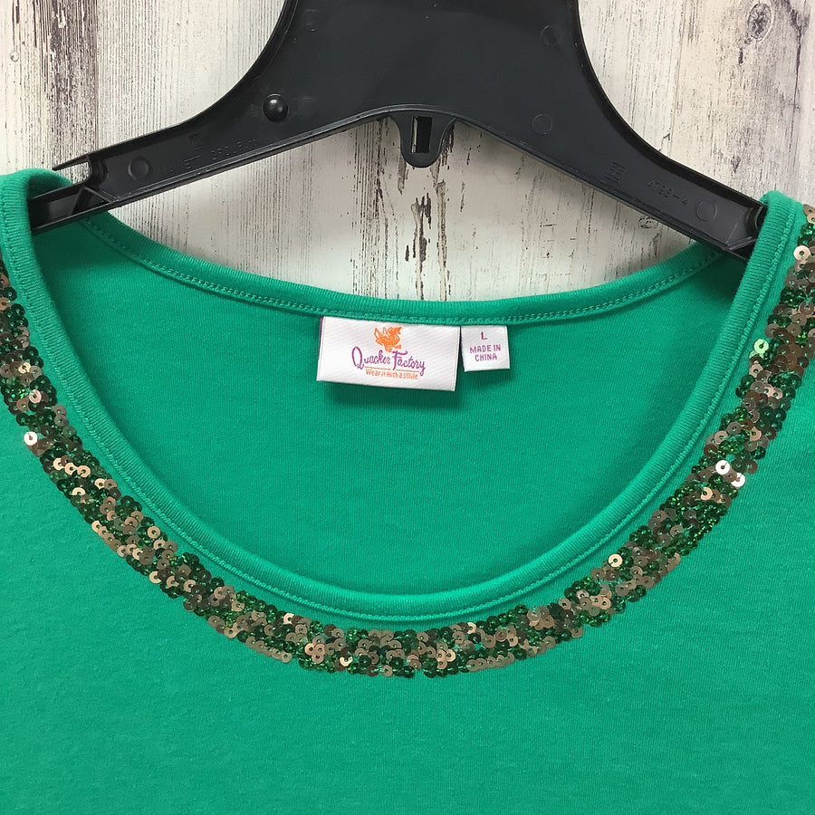 Quacker Factory Size Lg Shirts & Blouses