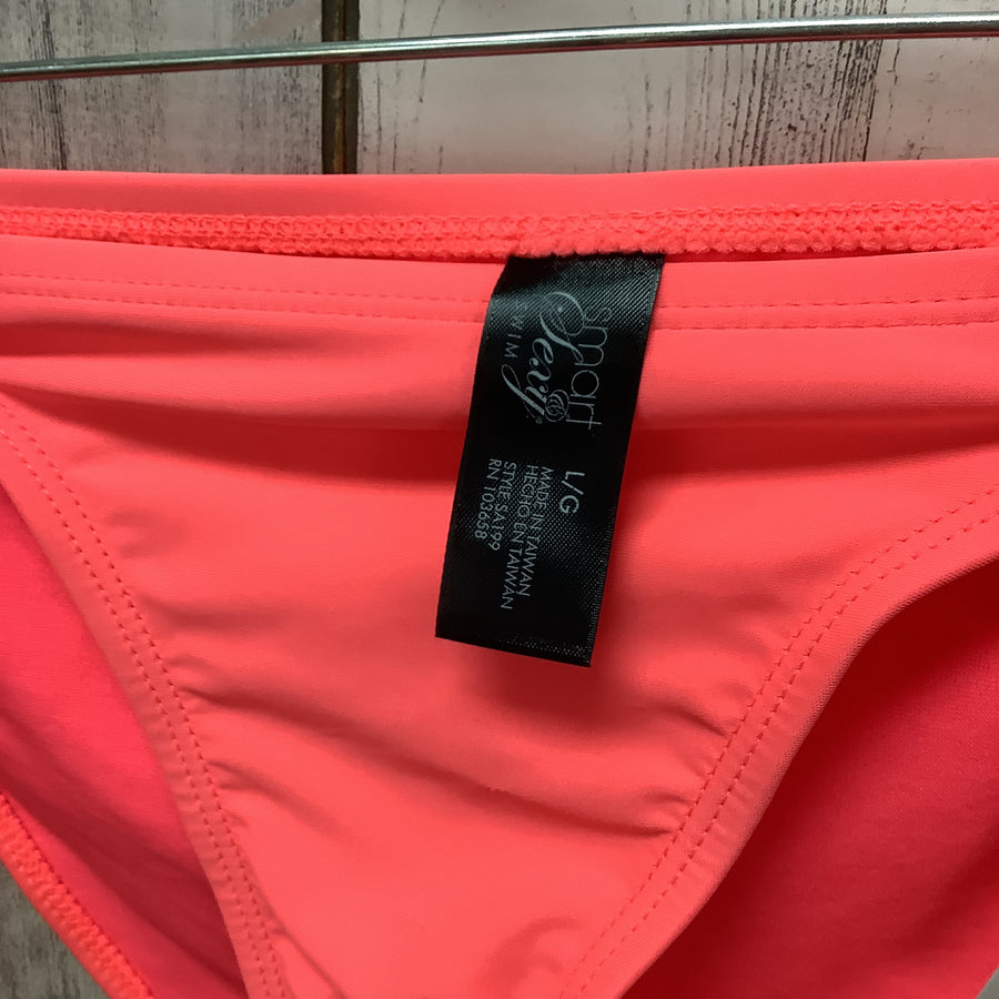 Smart & Sexy Swim Size Large Womens Neon Bikini Bottoms