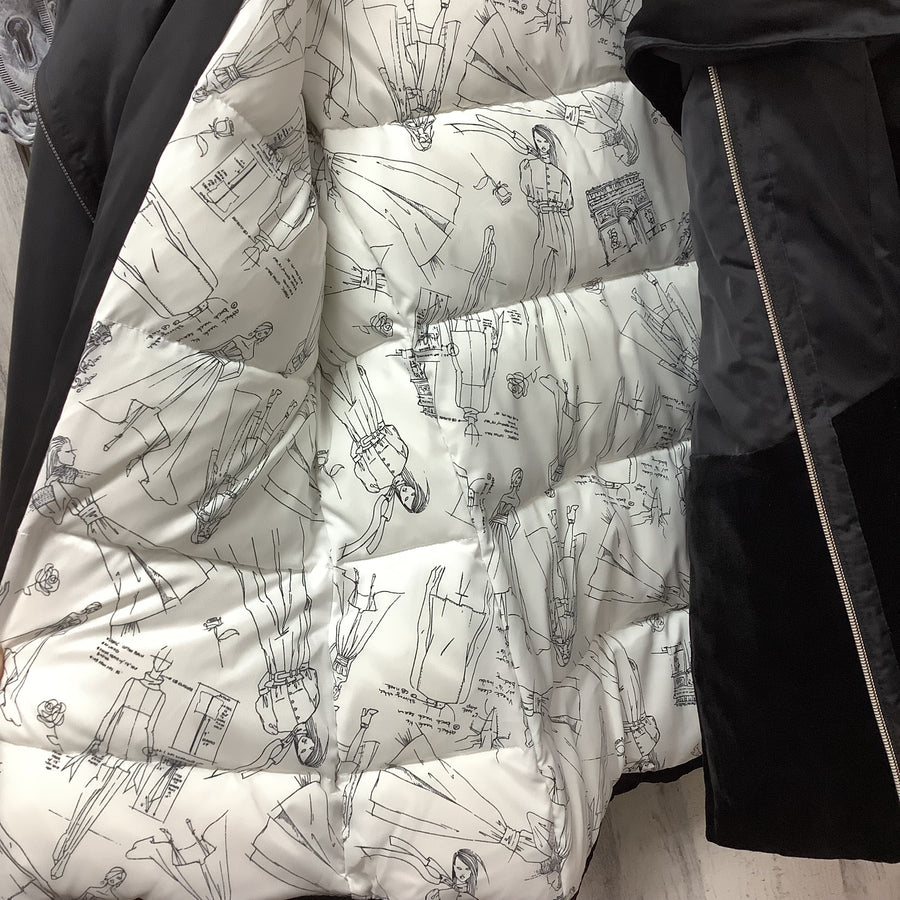 White House Black Market Size XS Black Coat