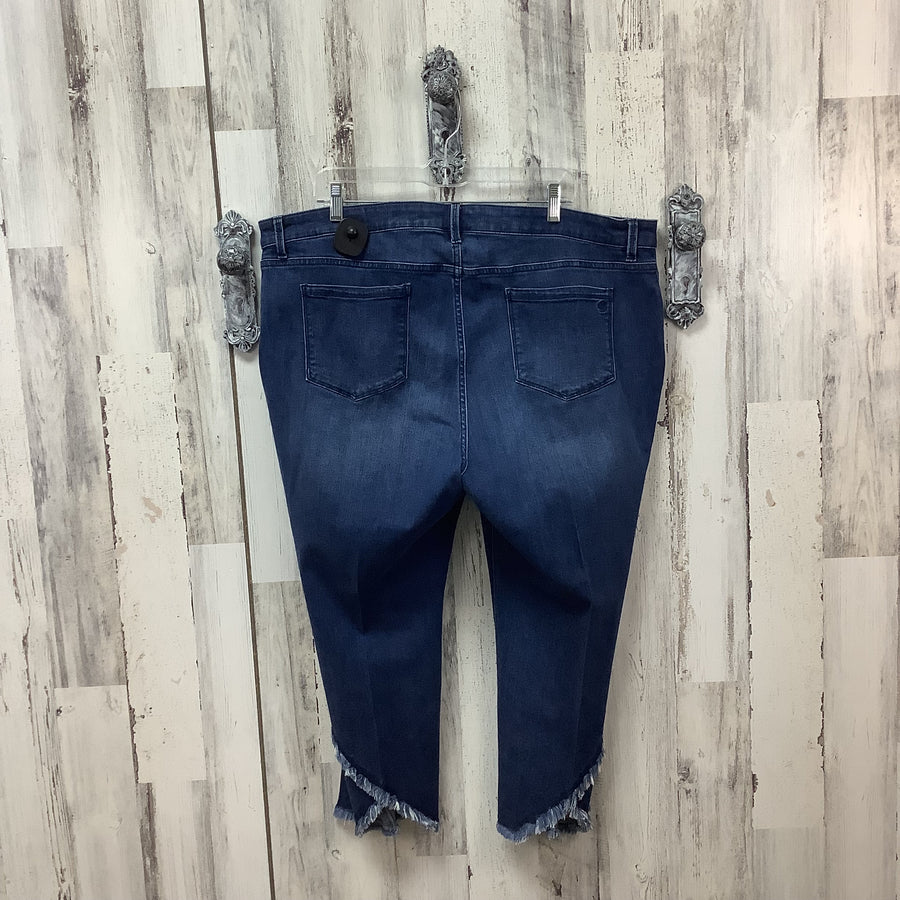 Susan Graver Size 24 W P Curvy Jeans