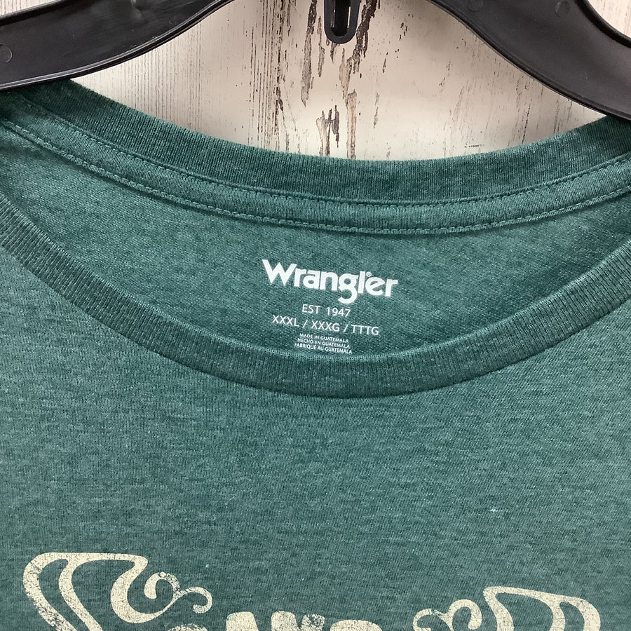 Wrangler Size 3XL Floral Skull Tee