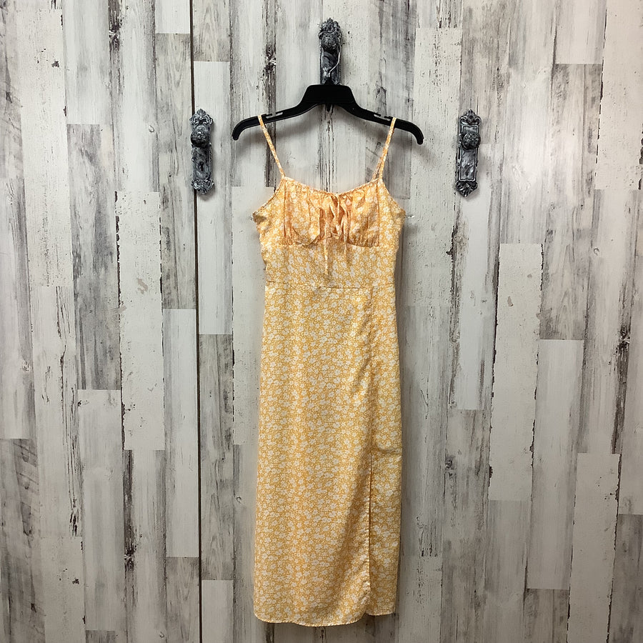Size Small Yellow Retro Junior Sundress
