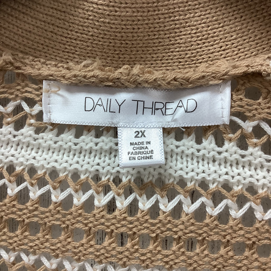 Daily Thread Size 2X Curvy Shrugs & Shawls