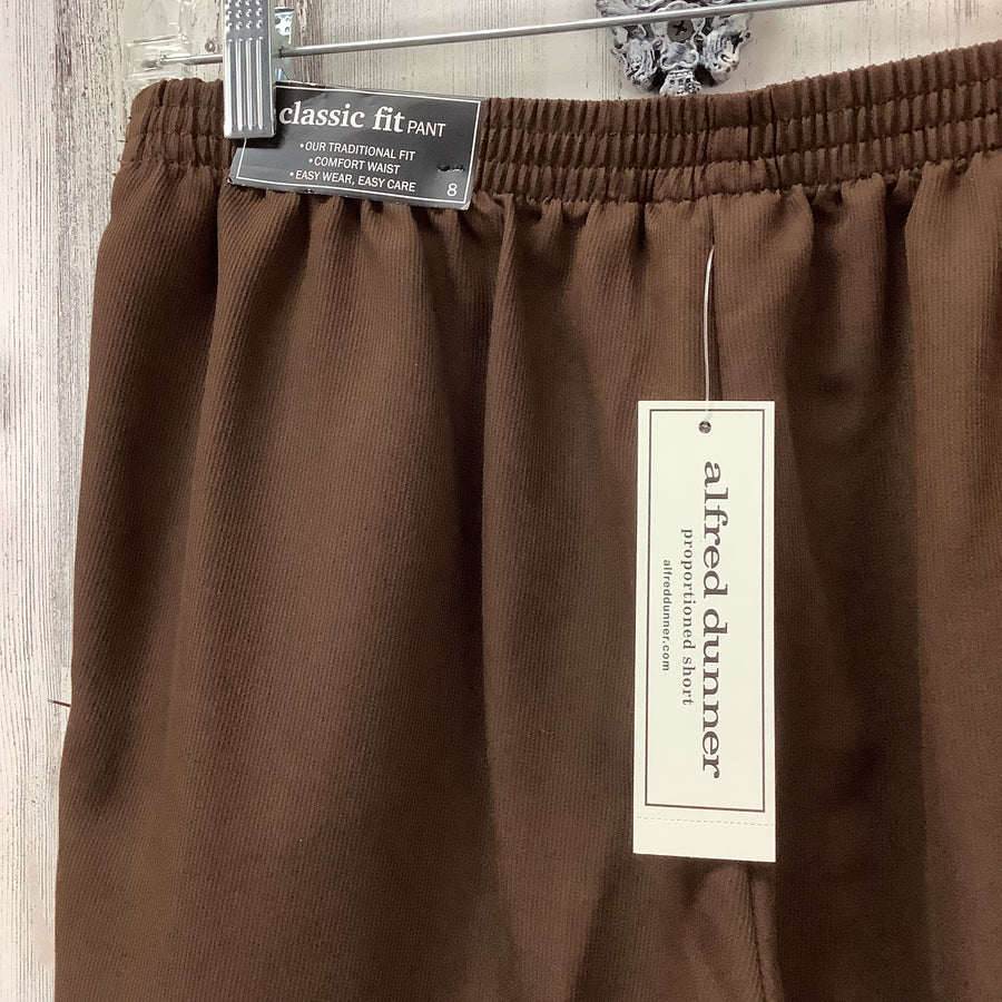Alfred dunner Size 8 Classic Fit Brown Slacks