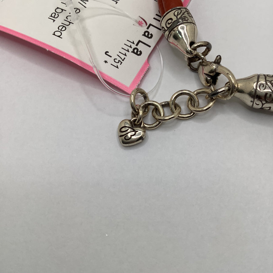 Brighton Red Leather Bracelet