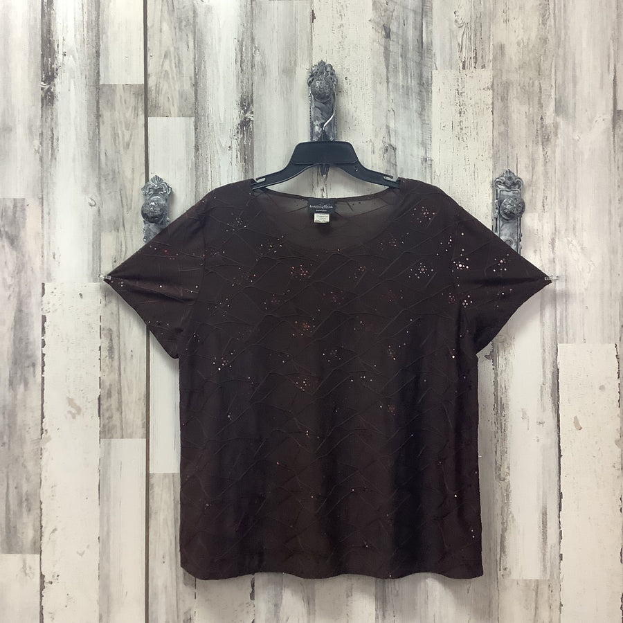 Brittany Black Size 2X Curvy Shirts & Blouses