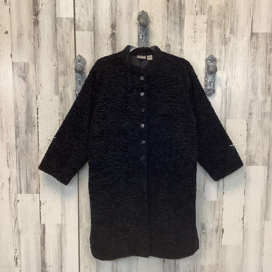 CHICO'S Size XL Black Coat