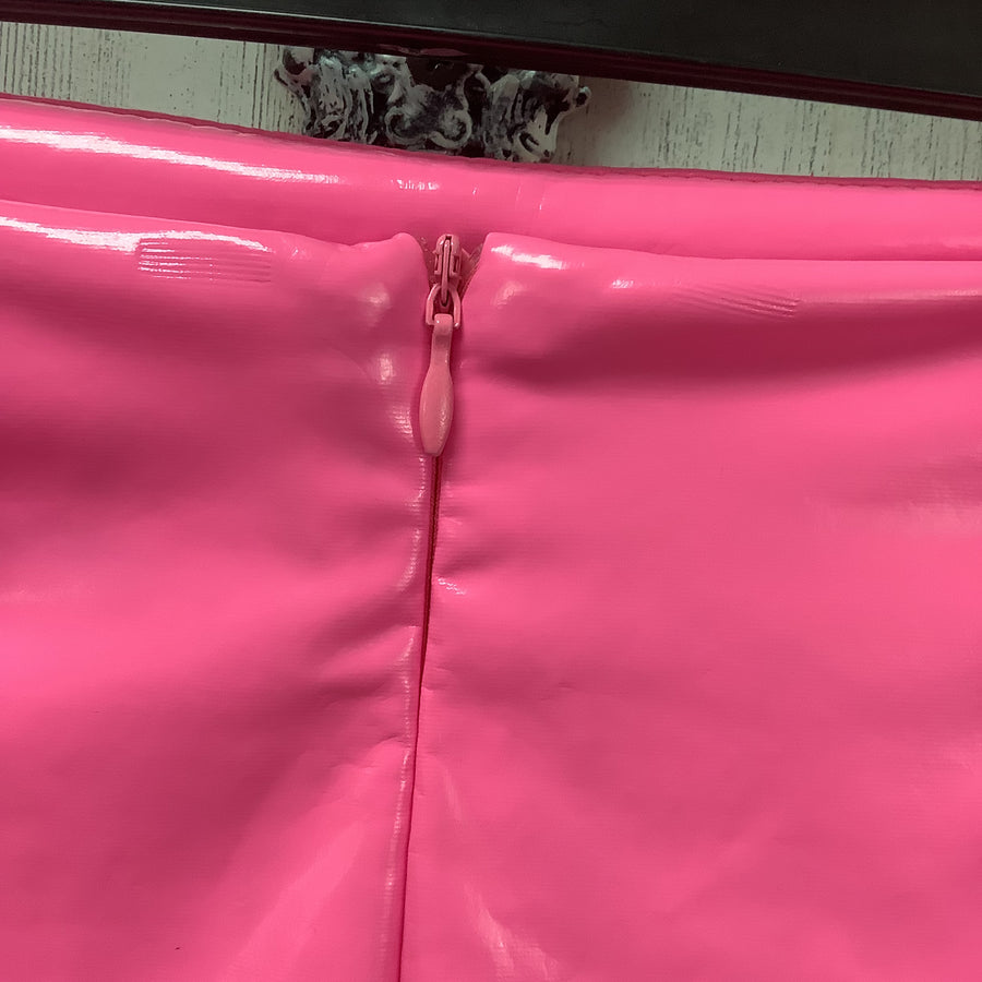 Size 2 Light Faux Leather Pink Junior Skirts