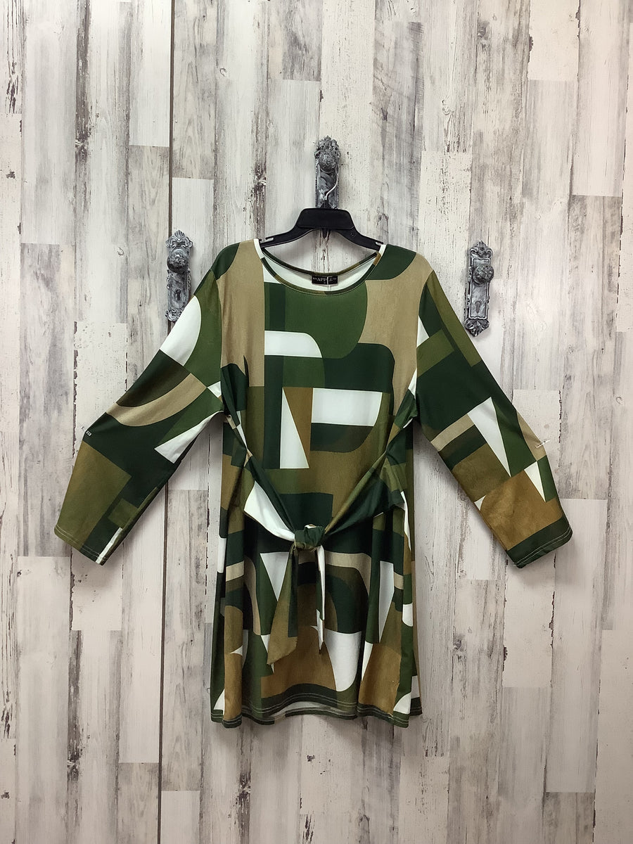 Bon Apple Tea Size 1X Curvy Dress