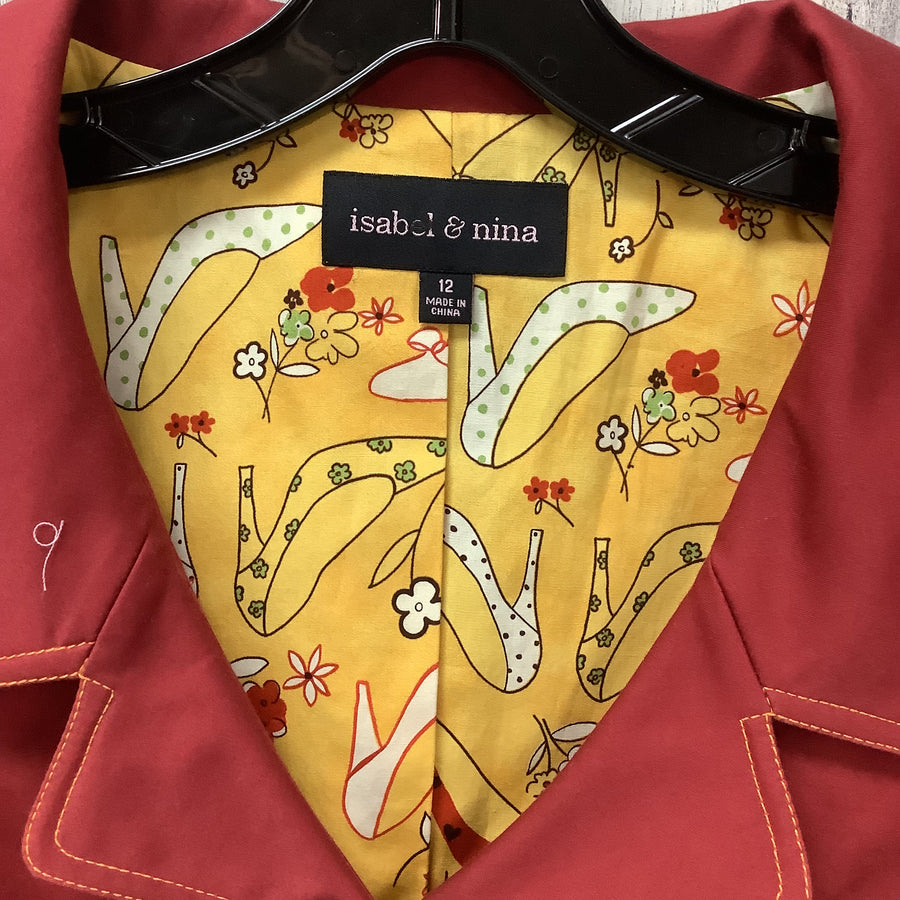 isabel & nina Size 12 Quirky Fashionista Print Lining Jacket