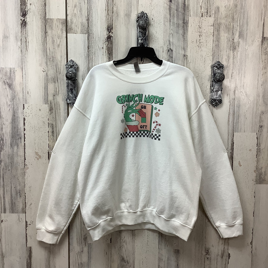 Gildan Size Large Grinch Mode On Holiday Sweatshirt