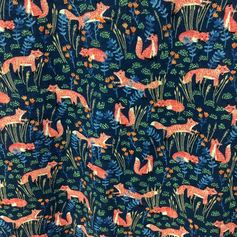 St. John's Bay Size Large Cute Fox Print Shirts & Blouses
