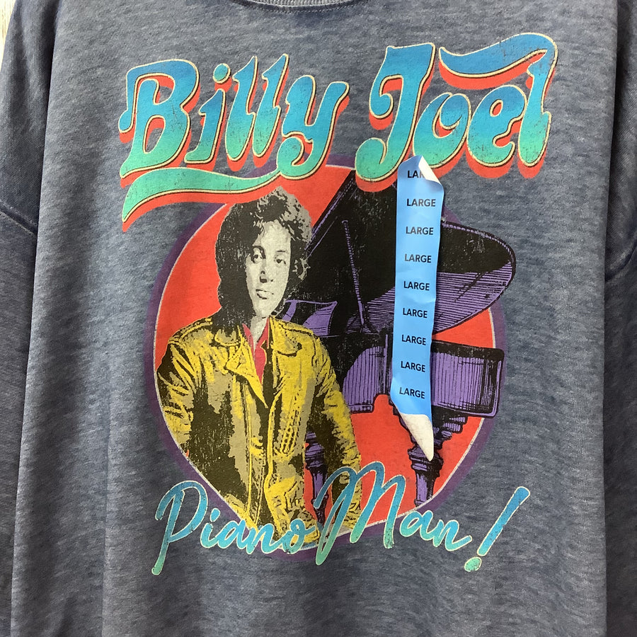 Billy Joel Size Large Piano Man Sweatshirt