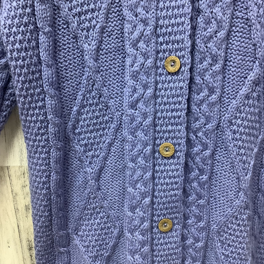 Connemara Size Med Merino Wool Cardigan