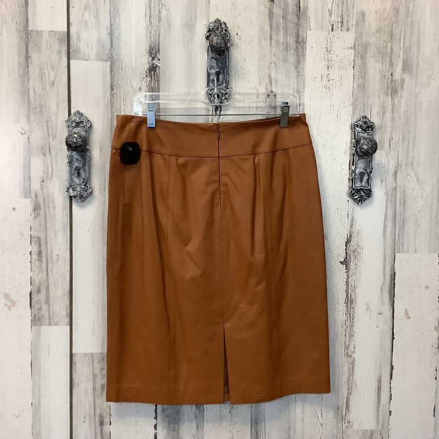 Talbots Size Med Leather Pencil Skirt