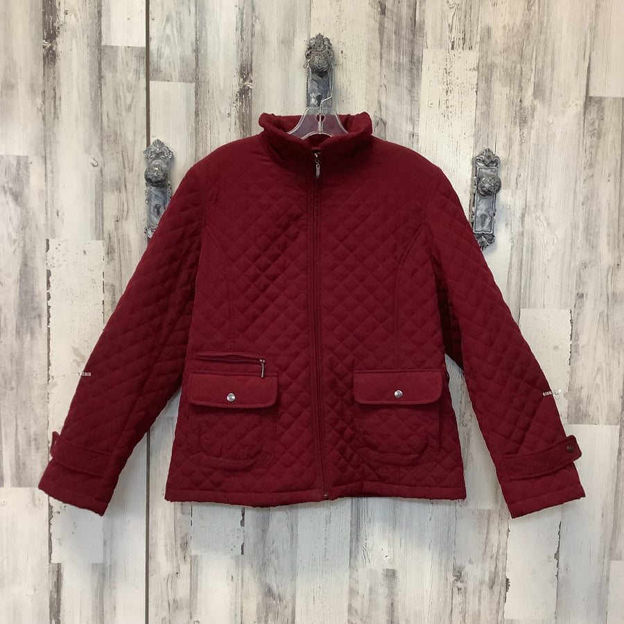 St. John's Bay Size Large Dark Red Coat