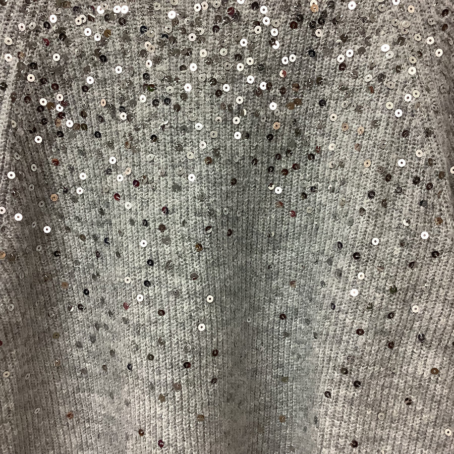 CeCe Size Med Sequined Pullover