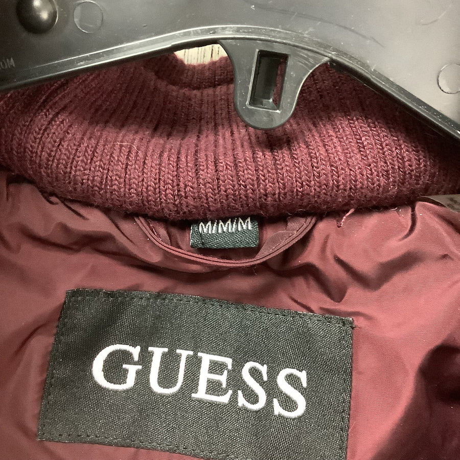 Guess Size Med Burgundy Coat