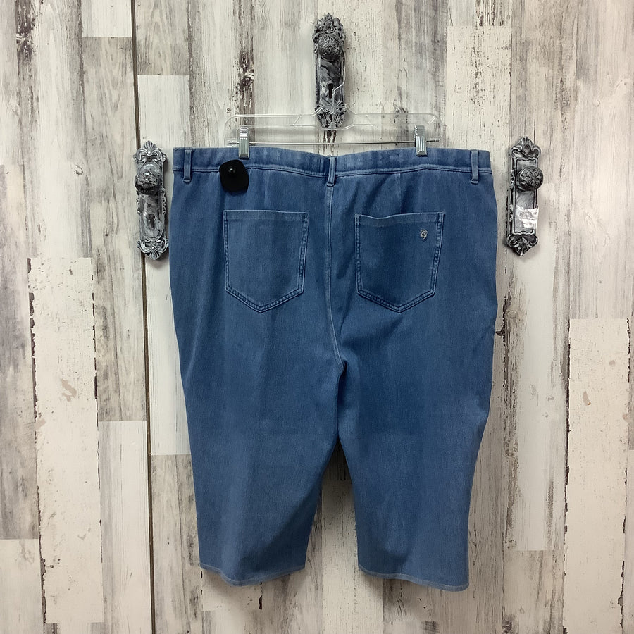 Susan Graver Size 22 W P Curvy Capris