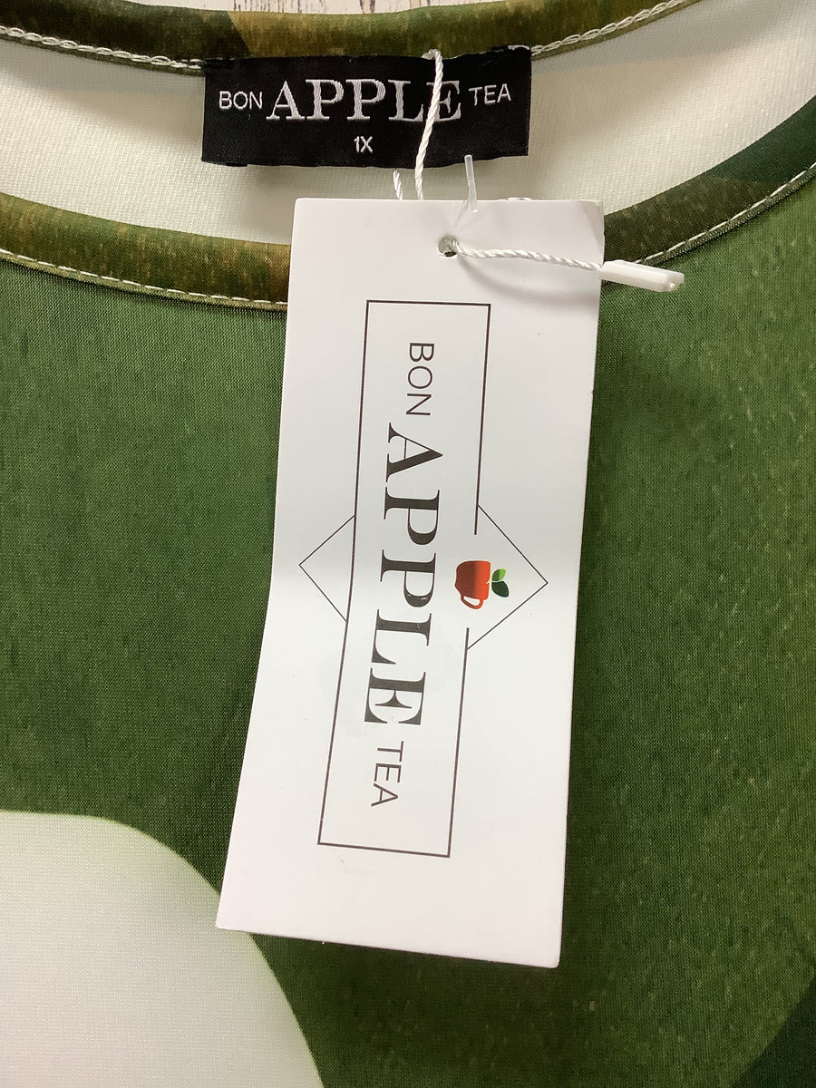 Bon Apple Tea Size 1X Curvy Dress