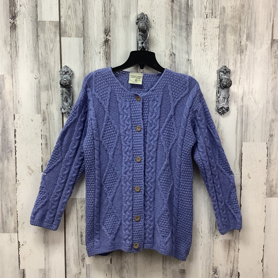 Connemara Size Med Merino Wool Cardigan