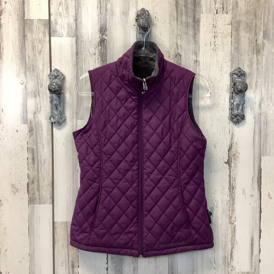 free country Size Sm Purple Quilted Reversible Vest