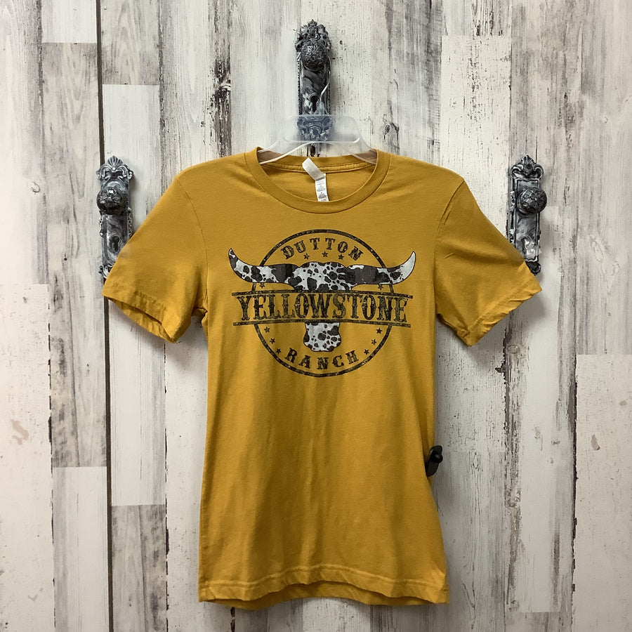 Canvas Yellowstone Size Small Tees