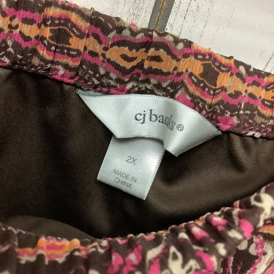 CJ Banks Size 2X Curvy Skirt