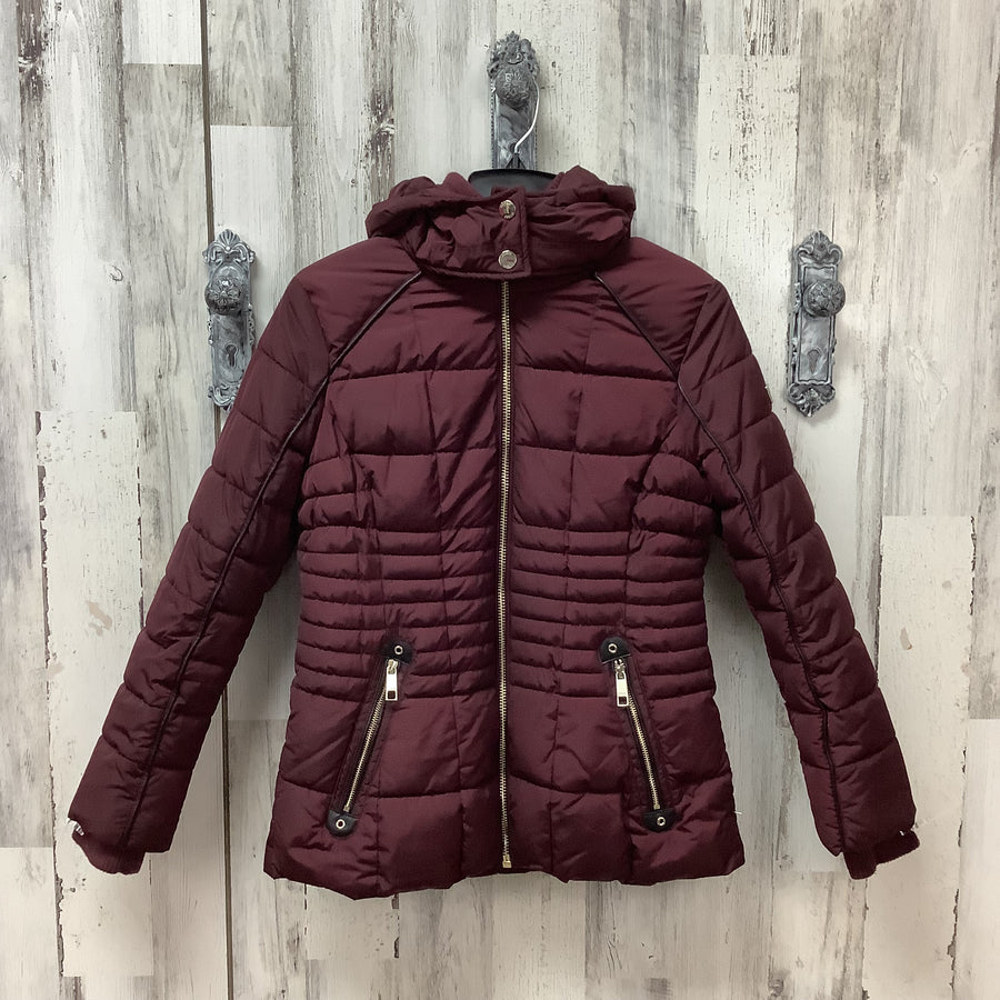 Guess Size Med Burgundy Coat