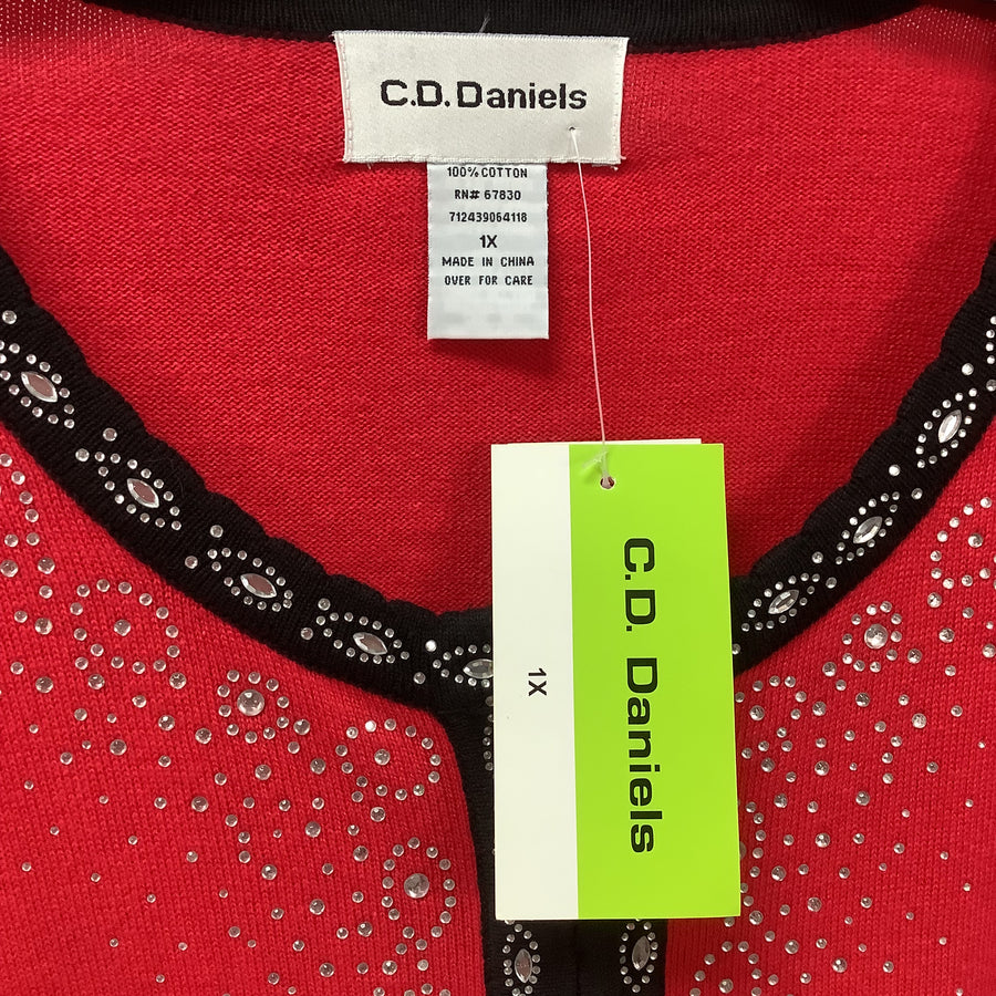 C.D. Daniels Size 1X Curvy Cardigans