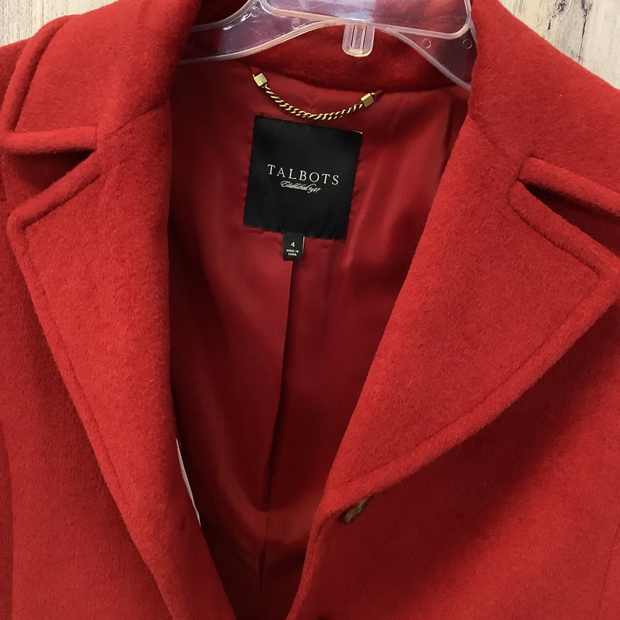 Talbots Size Small Red Coat