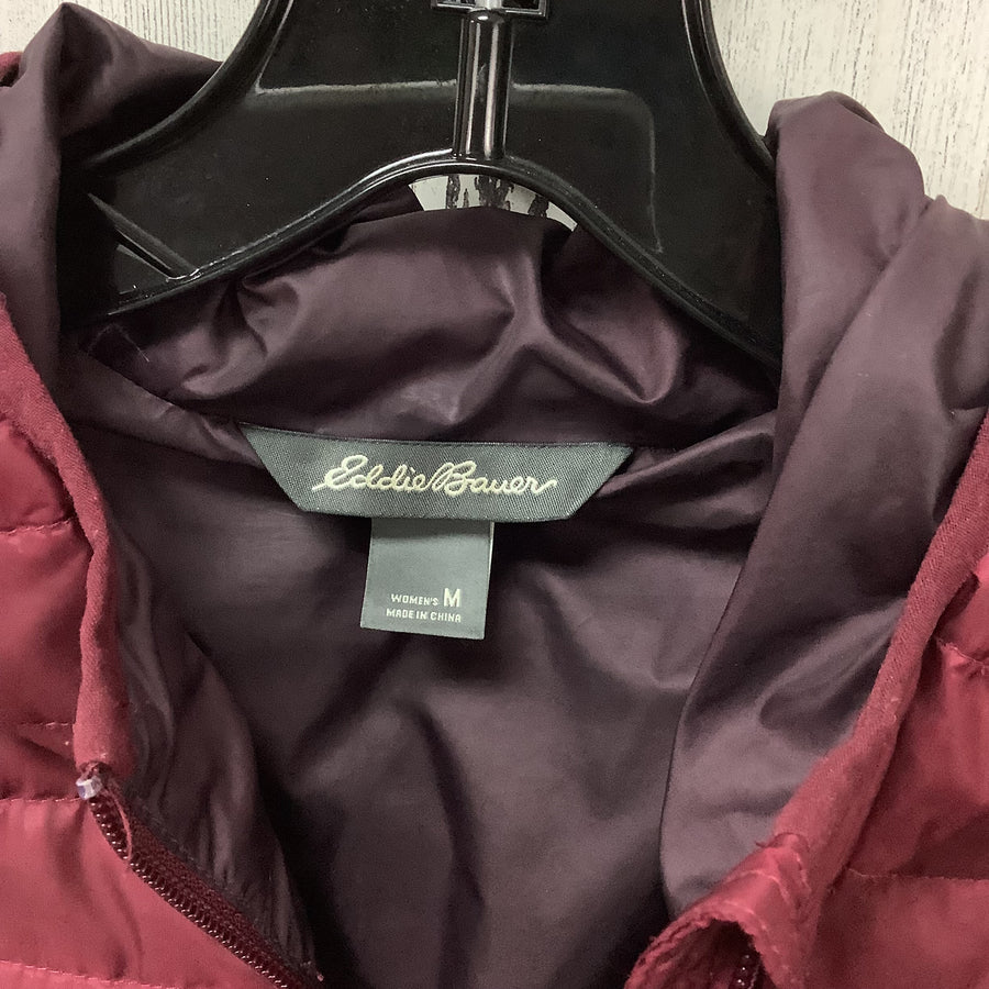Eddie Bauer Size Med Burgundy Coat